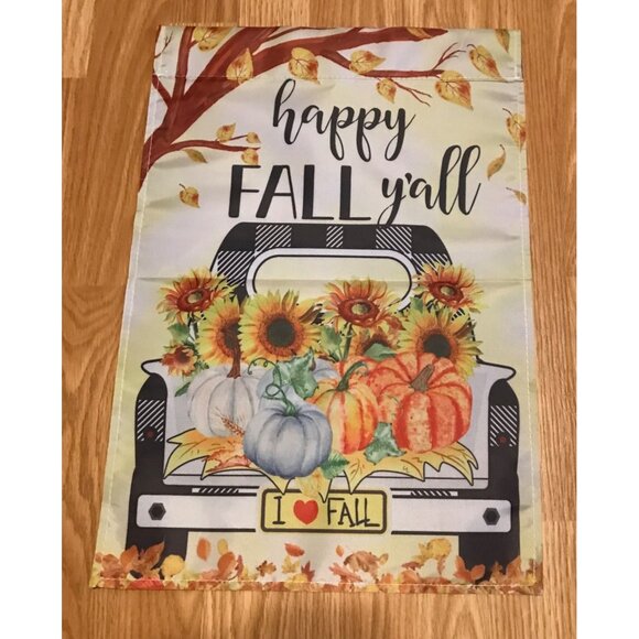 6 Garden Flags Sunshine Winter St Patricks  Easter Fall Yall Thanksgiving 12X18" - Picture 12 of 14